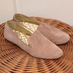 Birdies Tan Suede Loafers